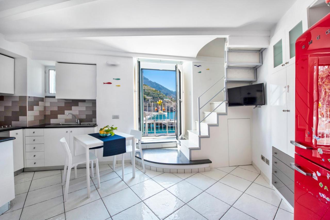 Apartamento Il Nido Del Gabbiano Minori Exterior foto